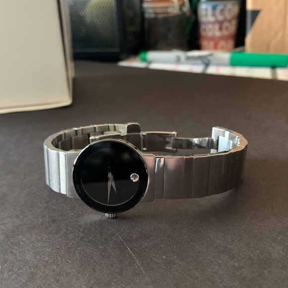 EUC MOVADO Classic Stainless Steel watch (28mm) - Picture 12 of 15